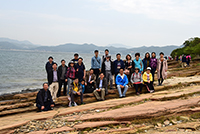 Participants of the workshop join a field trip to Tung Ping Chau organized by CUHK colleagues